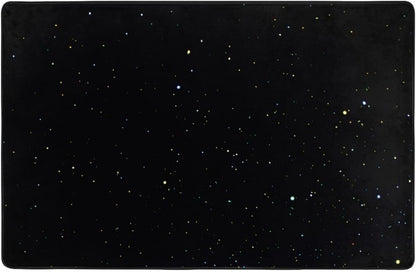 Black Starry Star Sky Large Carpet Rugs Washable Area Rugs Non-Slip Yoga Mat Bedroom Playroom Classroom Nursery Room Ultra Soft Indoor Carpet 39.5 X 59 Inch