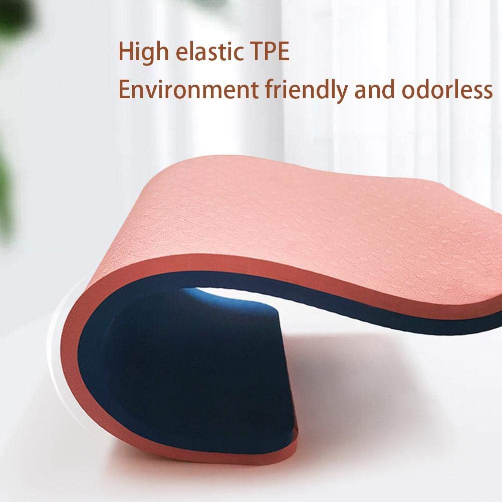 Yoga Mat, PE Gymnastics Mat, Small Training Pad, Non - Slip Pilates Pad, Yoga Fitness Mats, Workout and Therapy Floor Mats, Home Gym Equipment Accessory for Men Women Kids 34 * 17cm