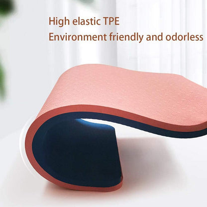 Yoga Mat, PE Gymnastics Mat, Small Training Pad, Non - Slip Pilates Pad, Yoga Fitness Mats, Workout and Therapy Floor Mats, Home Gym Equipment Accessory for Men Women Kids 34 * 17cm