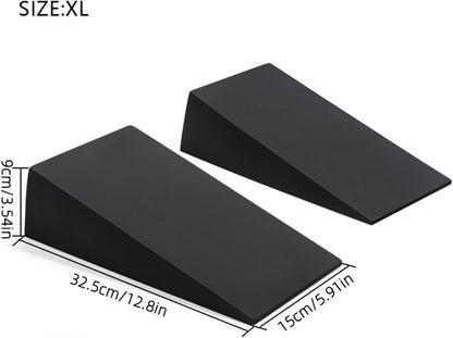 1 Pair Incline Design Yoga Squat Wedge Adjustable Leg Recovery Triangle Yoga Blocks Stability Training Calf Stretch