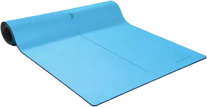 Grippiest Mat - Wet or Dry - Body Alignment. Plants A Tree. Natural Rubber Bottom.Extra Long and Wide for Comfort. Suitable Also for Hot Yoga. (72" x 24" x 4.5mm) Home Workout Mat. Non-slip.