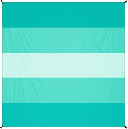 BYDOLL Beach Blanket Waterproof Sandproof Large Sand Free,78''X81''/10'X9' Oversized Sandless Lightweight Blanket Picnic Mat for Beach Travel Camping Hiking with Stakes