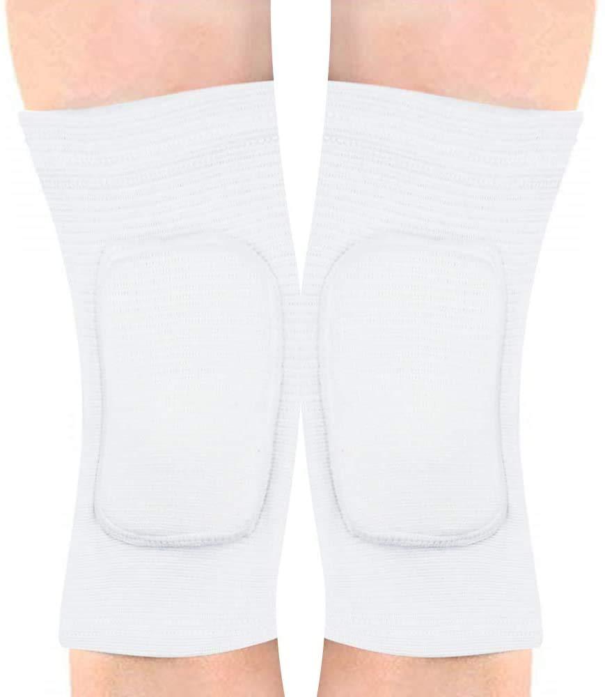 JUMISEE Kids Knee Pad, Anti-Slip Padded Sponge Knee Brace Breathable Flexible Elastic Knee Support for Football Volleyball Dance Skating Basketball Sports