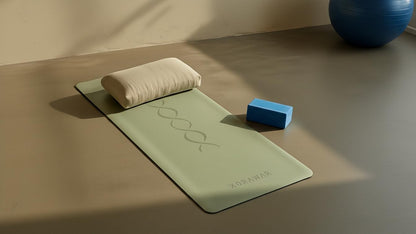 Natural Rubber Mat with Bag | 4.5 mm Pilates Mat | Non Slip Yoga Mat Non Slip| Gym Mats for Home Gym Floor Mat | Home Exercise Mats for Home Workout Accessories | Fitness Mat, Workout Mats for Home Gym | Yoga Matt | Stretching Mat