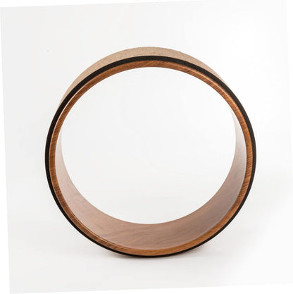 Yoga Wheel for Backbend Roller Yoga Exerciser Durable Natural Cork Perfect for Spine Stretch