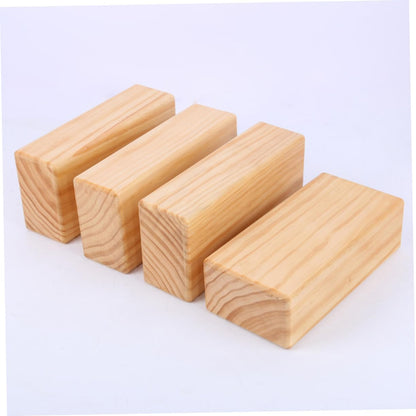 Yoga Bolster Bulk Solid Wood Blocks Restorative Yoga Props Comfortable Pillow