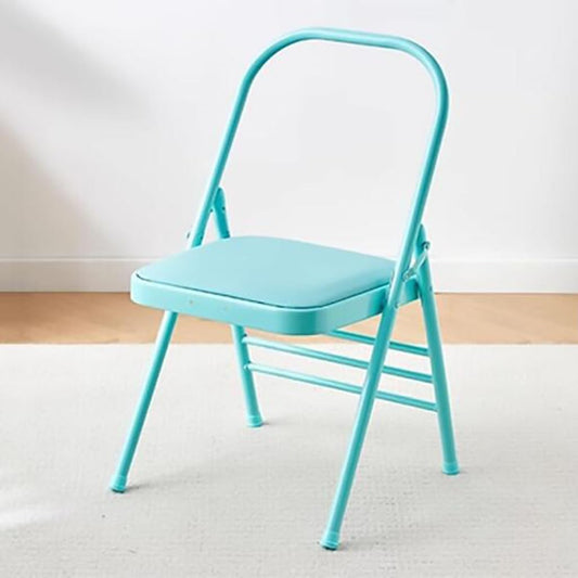 Yoga Auxiliary Chair Folding Exercise Yoga Chair Backless Chair with Lumbar Support Balance Training Equipment for Use in Yoga Studios Homes