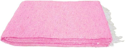 Open Road Goods Solid Color Mexican Yoga Blanket – Large Handwoven Throw for Yoga, Beach, Camping or Home – Soft and Durable Cotton Blend