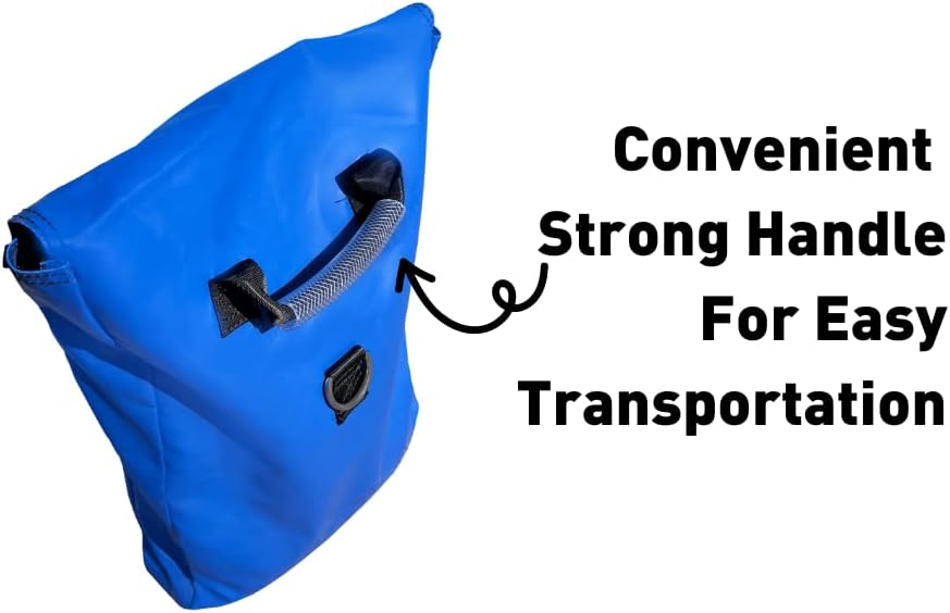 Hullaballoo Durable Vinyl Sand Bags, Outdoor Indoor Anchor Safety Product for Inflatable Bounce House, Water Slides, Canopies and Tents, Holds 50 Pound Capacity, 4 Pack
