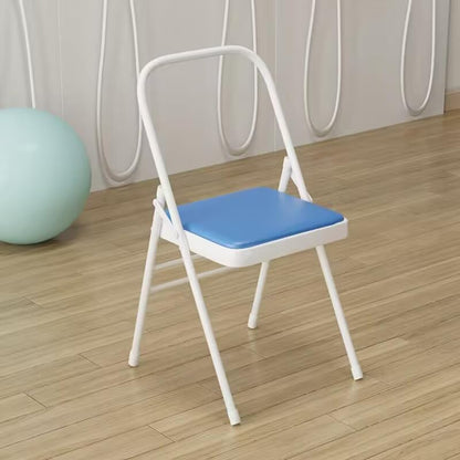 Yoga Chair,Pilates Chair,Iyengar Yoga Chair,Backless Yoga Chair,Portable Folding Chair,high Load-Bearing Capacity,Orange-41 * 41 * 83cm