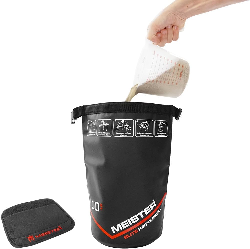 Meister Elite Portable Sand Kettlebell - Soft Sandbag Weight
