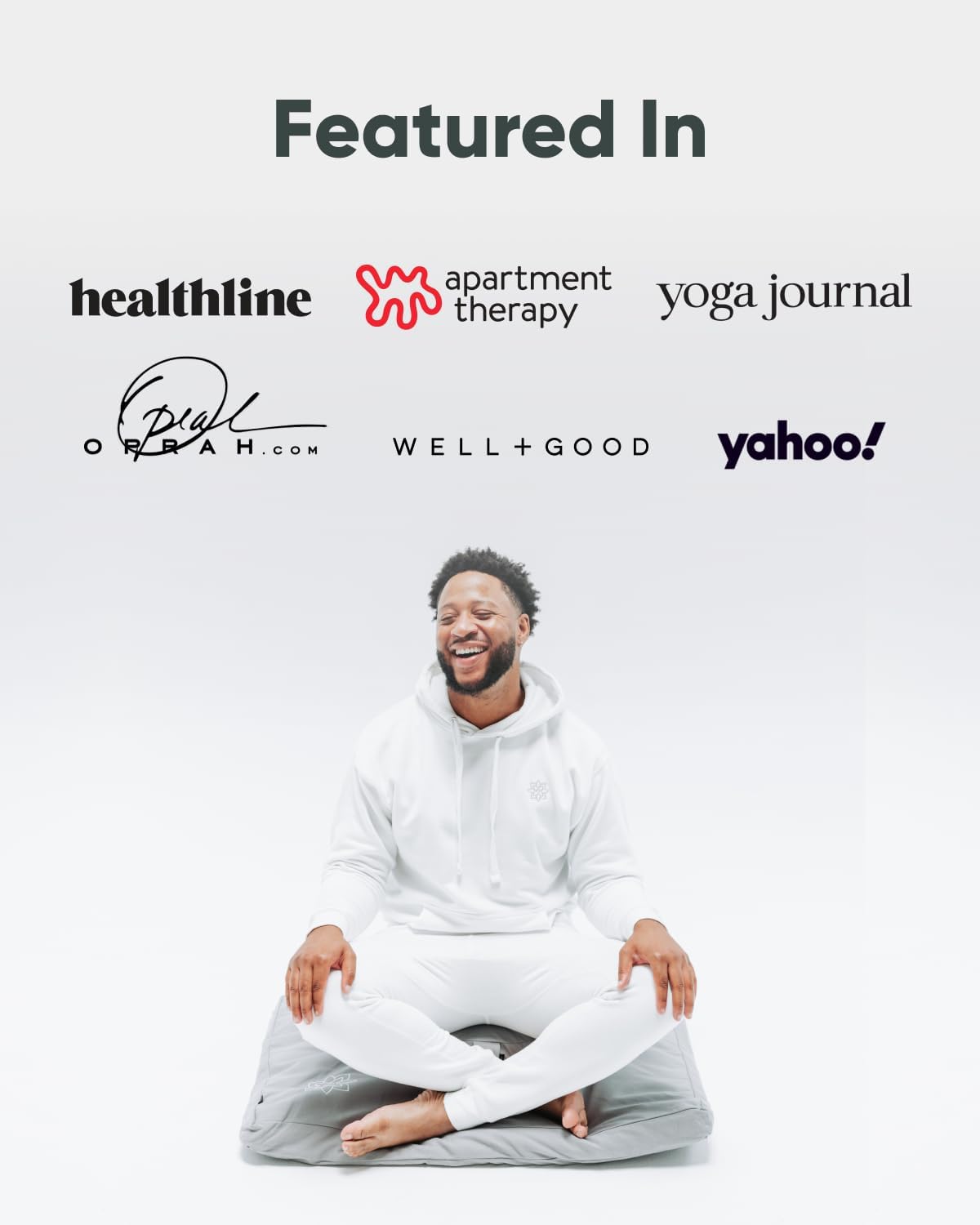 Mindful & Modern Zabuton Meditation Mat - Cotton Filled Yoga and Meditation Pad - Zabuton Meditation Cushion for Kneeling and Sitting Support - Large Rectangular Sitting Floor Pillow for Bench or Zafu