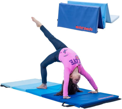 Antsy Pants Tumbling Mat for Kids – Gymnastics Mat, Easy to Clean, Sturdy, Foldable Tumbling Mats, Padded, Lightweight, Portable, Gymnastics Equipment for Active Play