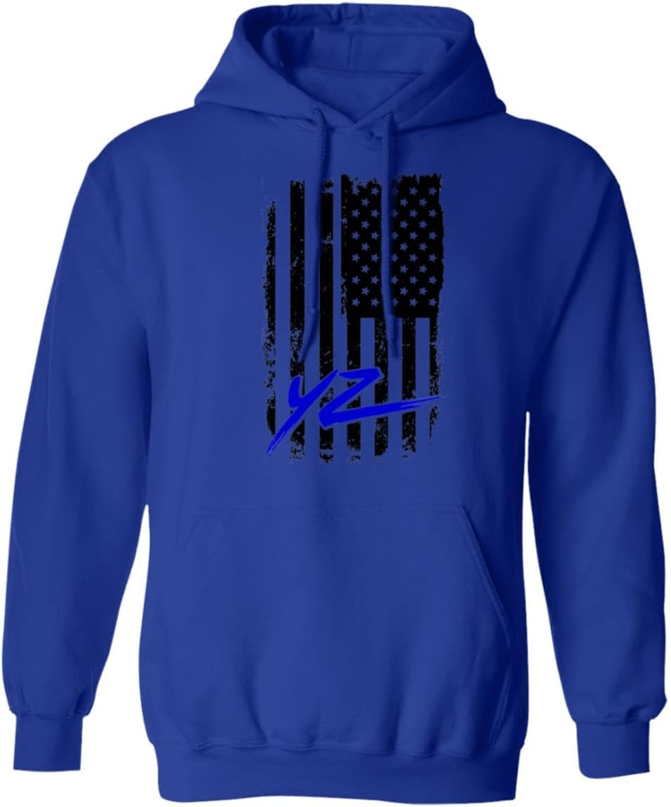 WR YZ American Flag USA Pullover Hoodie