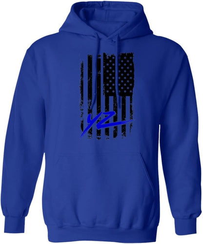 WR YZ American Flag USA Pullover Hoodie