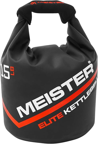 Meister Elite Portable Sand Kettlebell - Soft Sandbag Weight