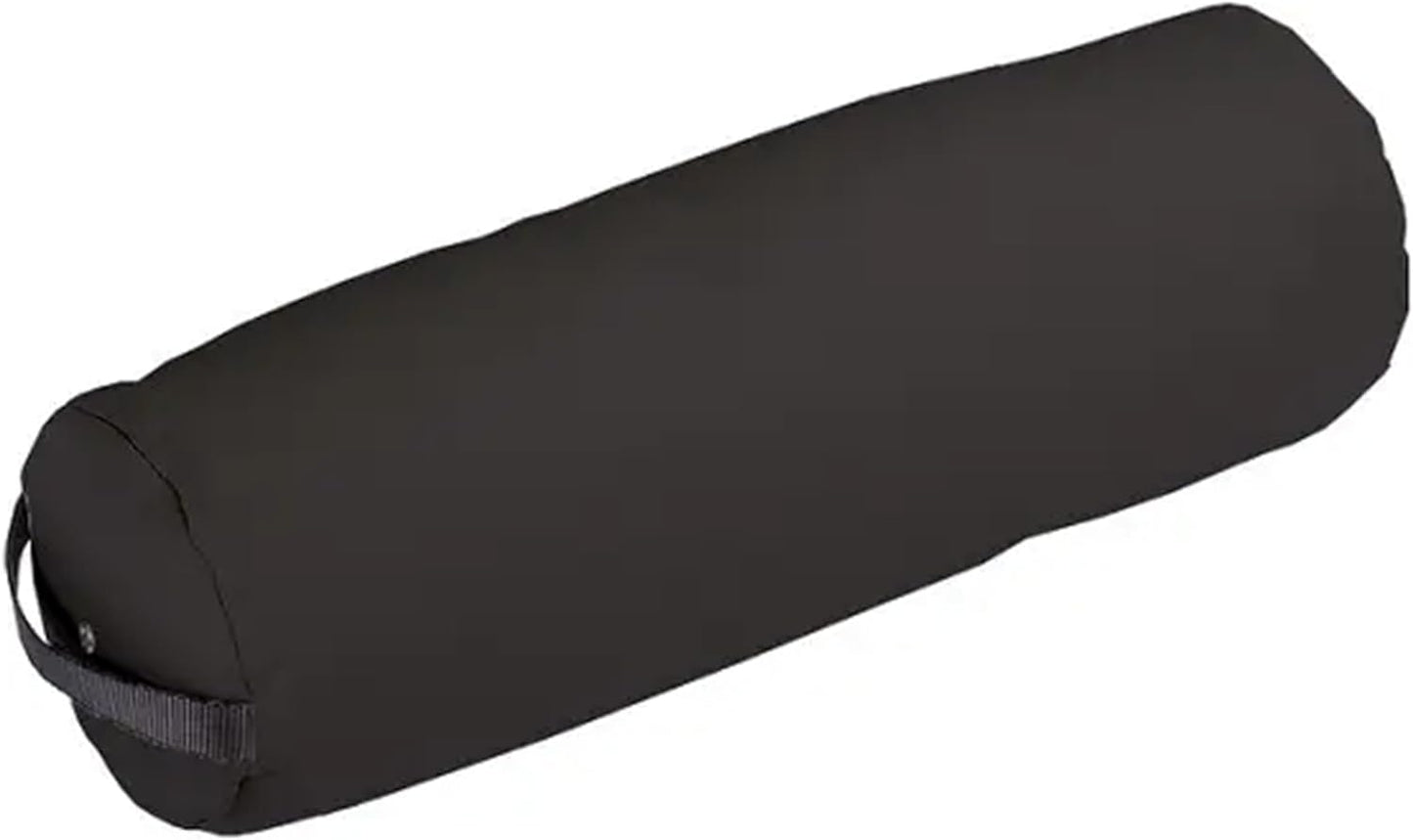 EARTHLITE Bolster Pillow Fluffy – Durable Massage Bolster, 100% PU Upholstery incl. Strap Handle/Professional Quality for Massage Tables/Back Pain Relief