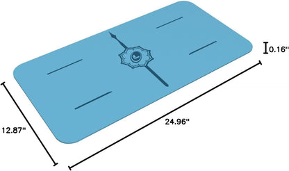 Liforme Yoga Pad - Patented Alignment System, Warrior-like Grip, Non-slip, Eco-friendly, 4.2mm Thick Pad for Knee, Elbow and Hand Support
