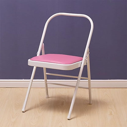 Pilates Yoga Chair PU Leather/Frosted Surface Double Beam Design Folding Backless Iyengar Yoga Chair Inversion