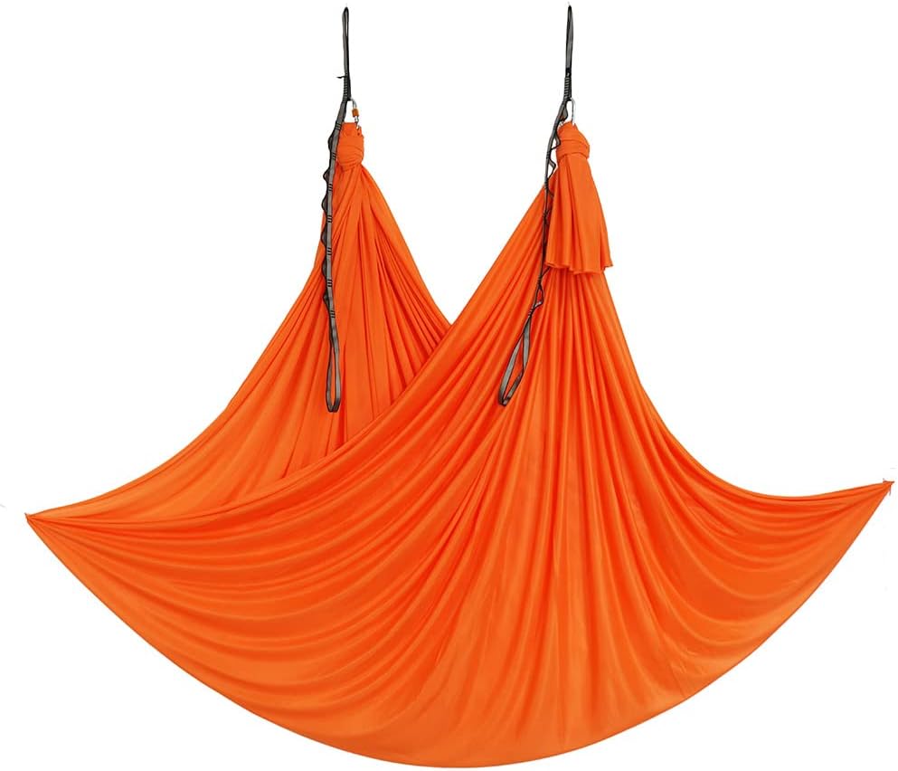 Deluxe Pilates & Yoga Flying Swing Aerial Hammock - Silk Fabric (5mx2.8m)
