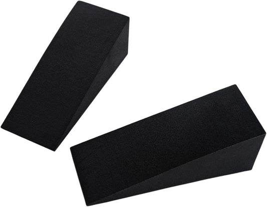 Yoga Block Wedge Yoga Foam Slant Board Calf Stretcher for Wrist and Lower Back Support, Knee Pad, Back Support, Black