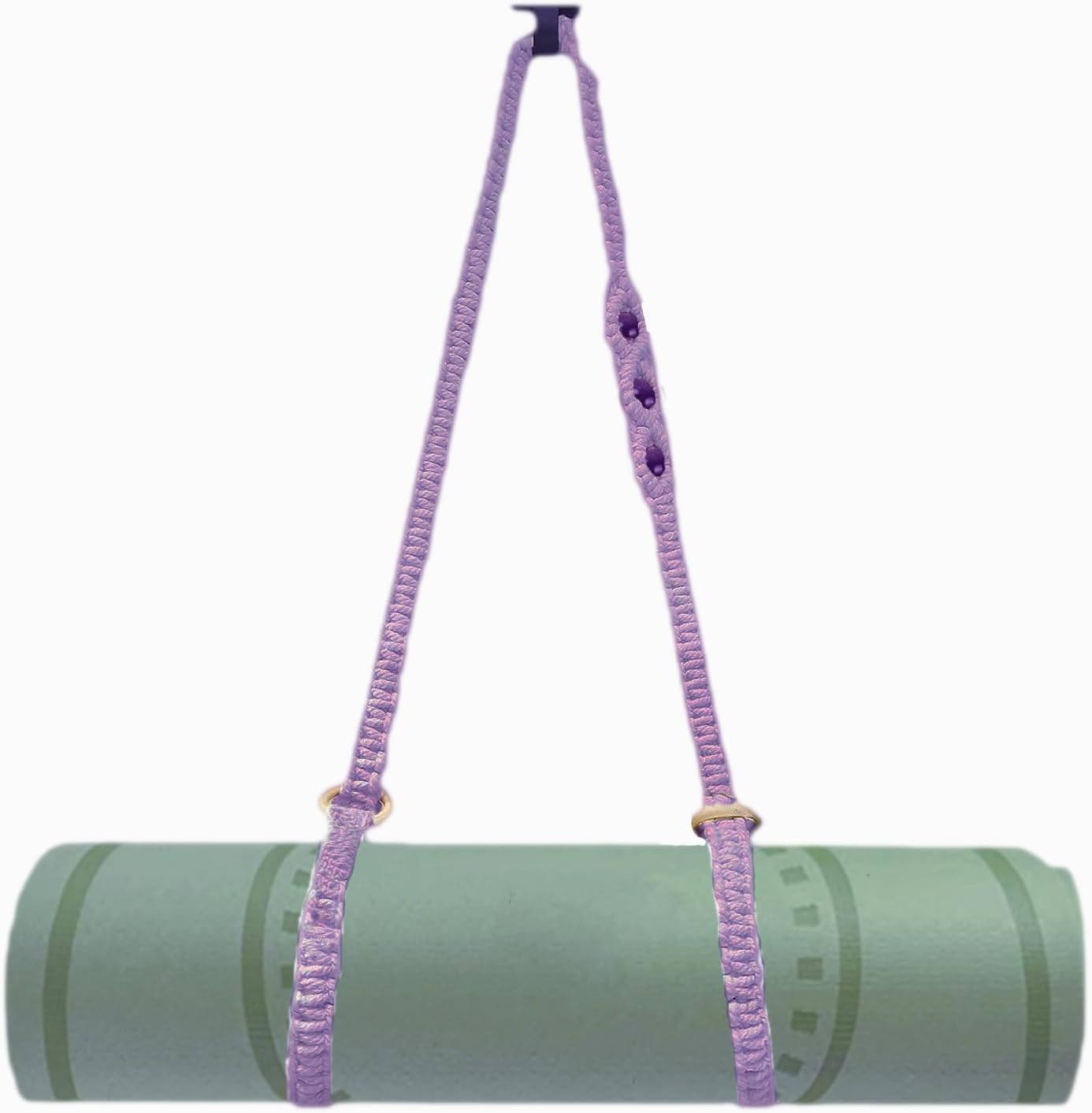 kiido Macrame Yoga Mat Carrying Strap [MAT NOT Included], Hand Woven Multi-Purpose Strap/Carrier