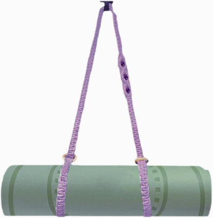 kiido Macrame Yoga Mat Carrying Strap [MAT NOT Included], Hand Woven Multi-Purpose Strap/Carrier
