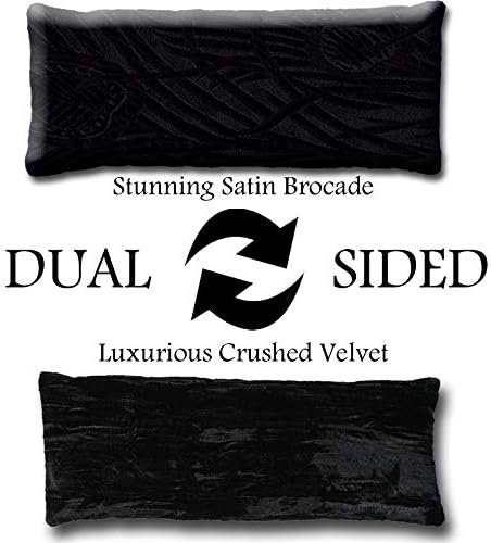 Handmade Luxe Serenity Eye Pillow - All-Natural Flaxseed - Unscented or Lavender Scented – Weighted Eye Mask for Yoga, Meditation, Hot & Cold Therapy