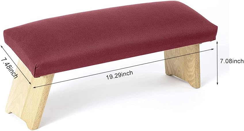 Folding Meditation Stool, Portable Foldable Perfect Kneeling Stool, Ergonomic Yoga Stool, Suitable for Prayer, Yoga, Seiza, Tea Ceremony and Healthier Sitting Postures 45x19x19cm
