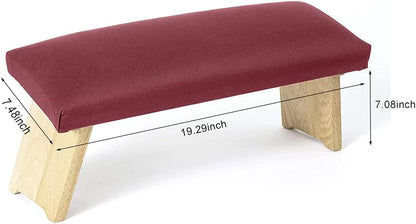 Folding Meditation Stool, Portable Foldable Perfect Kneeling Stool, Ergonomic Yoga Stool, Suitable for Prayer, Yoga, Seiza, Tea Ceremony and Healthier Sitting Postures 45x19x19cm