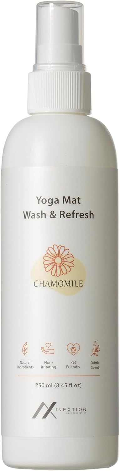 Yoga Mat Wash – Yoga Mat Spray for All Mats and Pilates, Yoga Accessories, Fitness Equipment and Gym Accessories Cleaner, Non-irritating, Non-alcohol - 8.45fl oz (Tea Tree)