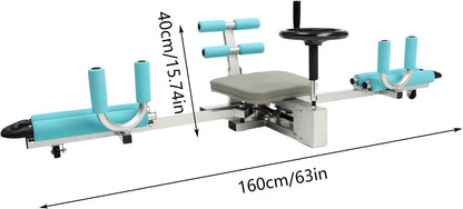 Leg Stretcher, 220/330Lbs Heavy Duty Split Machine for Leg Stretching, Leg Stretching Split Machine, Flexibility Stretching Equipment Black/Blue
