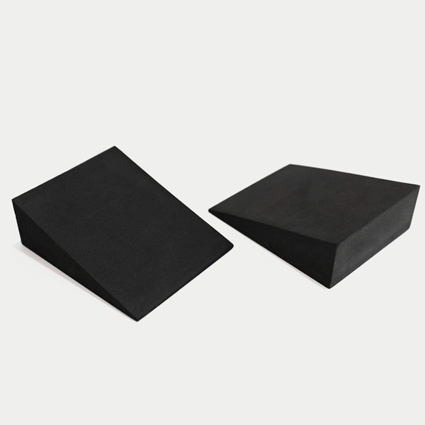 2 Pieces Squat Wedge Block Slant Board Nonslip Heel Elevated Calf Stretch Board Squat Ramp for Strength Yoga Wrist Support
