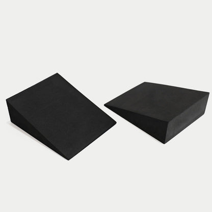 2 Pieces Squat Wedge Block Slant Board Nonslip Heel Elevated Calf Stretch Board Squat Ramp for Strength Yoga Wrist Support
