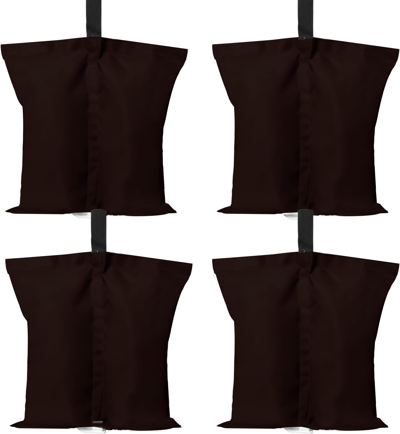 ABCCANOPY Canopy Weights 120 LBS Gazebo Tent Sand Bags,4-Pack Gray (Without Sand)