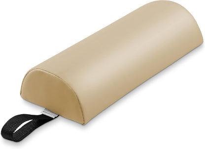 Saloniture Half Round Neck Massage Table Bolster Pillow Pad - 13 x 6 x 3 Inch - Black