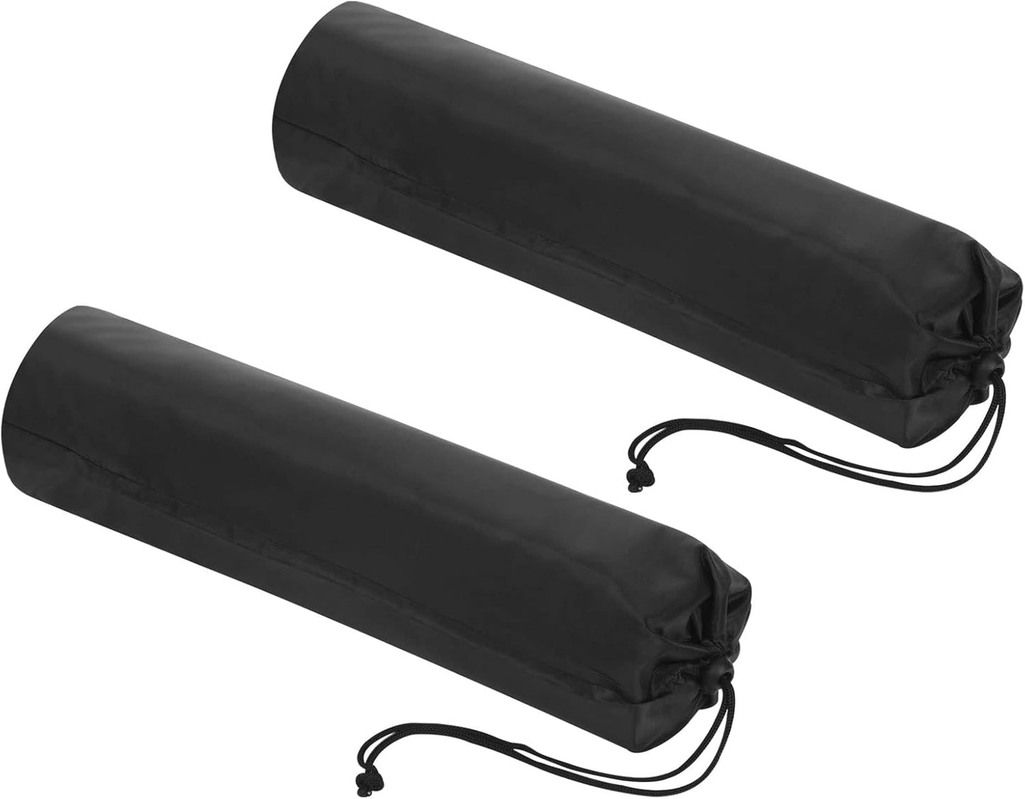 PATIKIL 18 Inch Ultra Mini Chair Replacement Bag, 2 Pack Nylon Foldable Tripod Carry Bag Storage Bag with Shoulder Strap for Outdoor Travel, Black