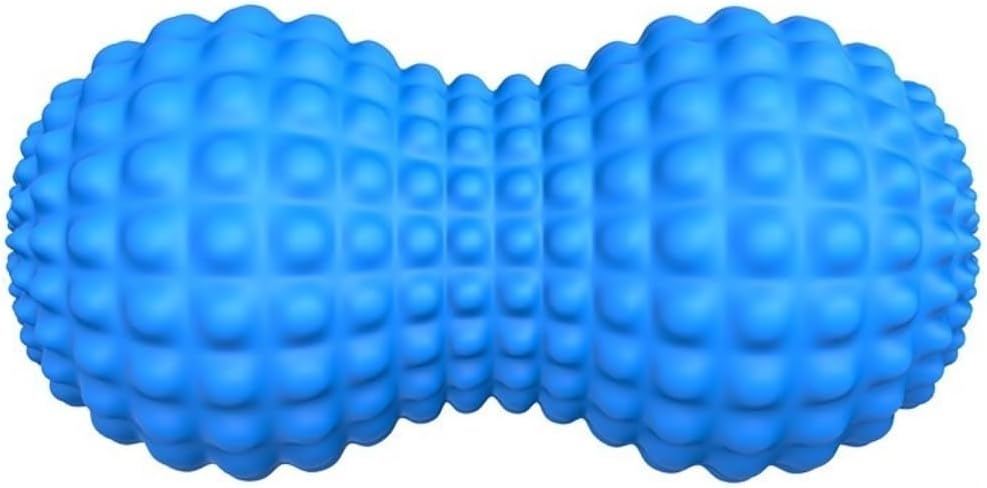 SELEWARE Peanut Massage Ball, Peanut Double Lacrosse Massage Roller Ball for Back Neck Shoulder Spine Legs Hips, Deep Tissue Peanut Roller Ball Trigger Point Muscle Massage Ball, Black