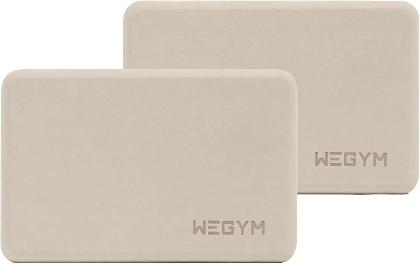 WeGym Yoga blocks with Anti-Slip, Comfortable Grip, Sturdy Sides for Secure Workouts at Home, for Yoga, and Pilate Training