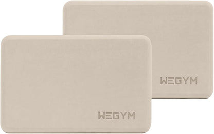 WeGym Yoga blocks with Anti-Slip, Comfortable Grip, Sturdy Sides for Secure Workouts at Home, for Yoga, and Pilate Training