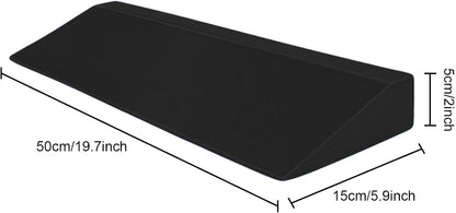 Yoga Foam Wedge Blocks, 19.7 Inch EVA Incline Stretch Wedge, Yoga Wedge for Wrist and Lower Back Support, Balance, Squat Block, Wrist Support, Pilates