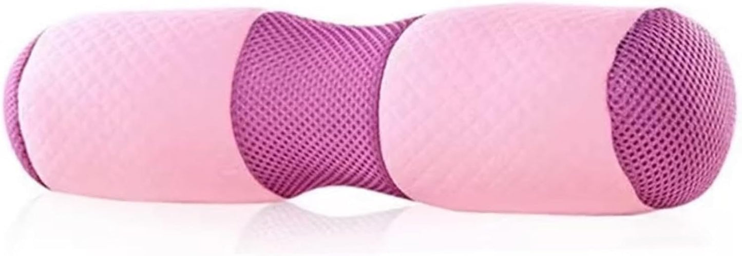 Yoga Bolster Pillow For Restorative Yoga, Bolster Pillow for the Waist, Round Slow Rebound, 15x4" Hips and Neck & Health Care Soft Comfortable Stick for Daily Use