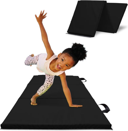 Antsy Pants Tumbling Mat for Kids – Gymnastics Mat, Easy to Clean, Sturdy, Foldable Tumbling Mats, Padded, Lightweight, Portable, Gymnastics Equipment for Active Play
