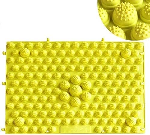 Foot Massage Mat Massage Pad Acupressure Mat Bathroom Mat Yoga Mat Outdoor Game 2 PCS (Blue)
