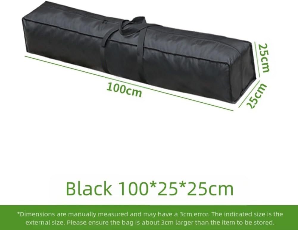 Yoga Storage Bag for Mats, Floor Covers, Photography Lights and Tripods with Foldable Function for Outdoor Convenience (Black, 60 x 15 x 15 cm)