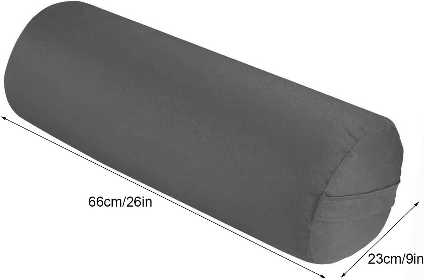 Yoga Bolster Pillow, Versatile Yoga Support Pillow for Restorative Yoga & Meditation 100% Cotton Bolster Pillow Blue Rectangle