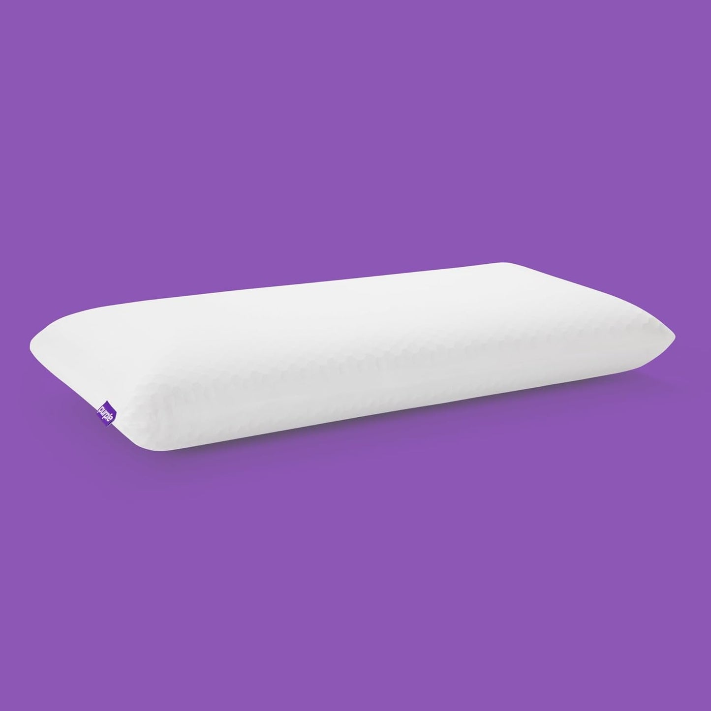 Purple Harmony Pillow – Talalay Latex Foam Cooling Pillow for Combo or Side Sleepers, 360º Hex GelFlex Grid for No-Pressure Support and Luxurious Weightless Feel - Standard, Medium Feel, Low Height