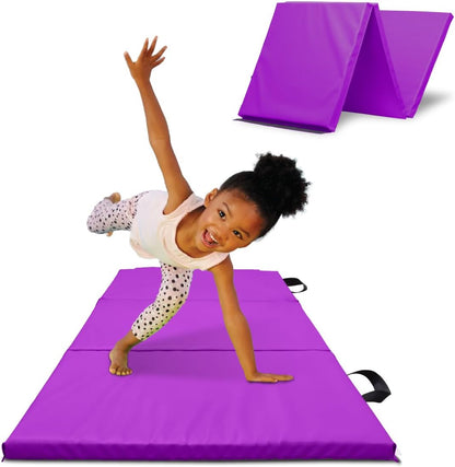 Antsy Pants Tumbling Mat for Kids – Gymnastics Mat, Easy to Clean, Sturdy, Foldable Tumbling Mats, Padded, Lightweight, Portable, Gymnastics Equipment for Active Play