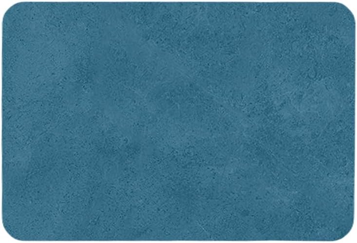 TYUU Bath Mat, Bathroom Rugs Non Slip Washable Thin Absorbent Quick Dry Bath Mat Fits Under Door Bathroom Floor Mat Perfect for Bath, Shower, or Sink 24"x36" Dark Grey