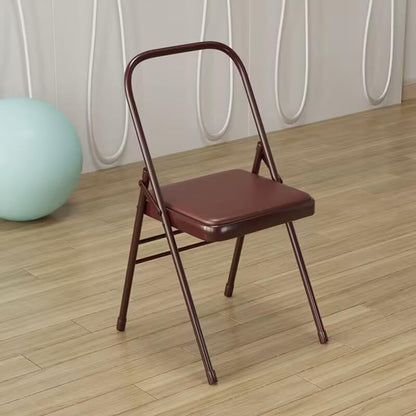 Yoga Chair,Pilates Chair,Iyengar Yoga Chair,Backless Yoga Chair,Portable Folding Chair,high Load-Bearing Capacity,Orange-41 * 41 * 83cm